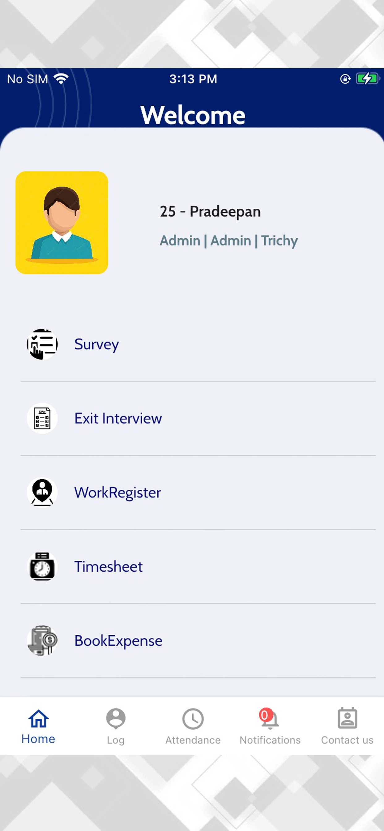 HRMS iPhone workflows